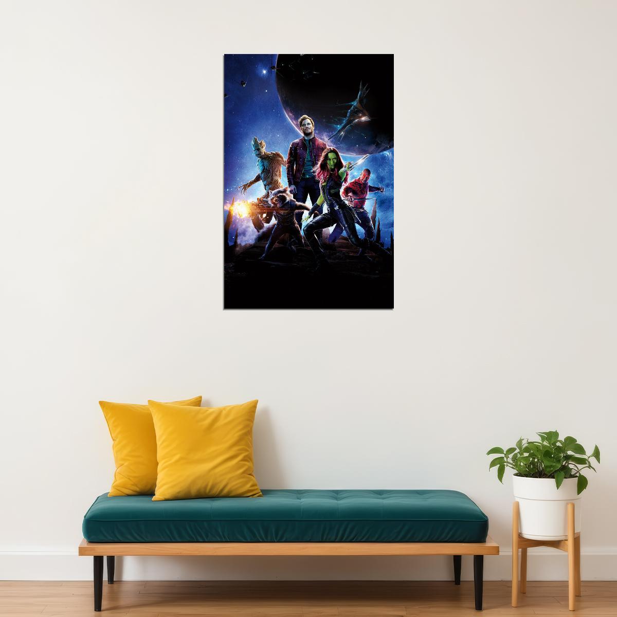 Guardians Of The Galaxy Studios Avengers Movie Poster Wall Art Print Home Wall Decor