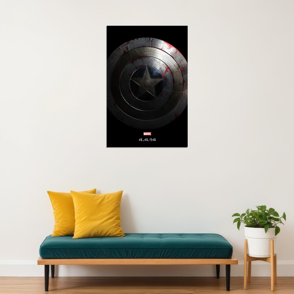 Captain America The Winter Soldier Movie Adventure Poster Wall Art Print Home Wall Decor