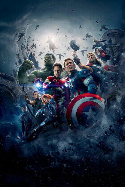 Avengers Age Of Ultron Movie Action Adventure Poster Wall Art Print Home Wall Decor