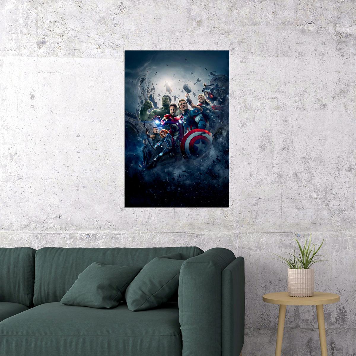 Avengers Age Of Ultron Movie Action Adventure Poster Wall Art Print Home Wall Decor