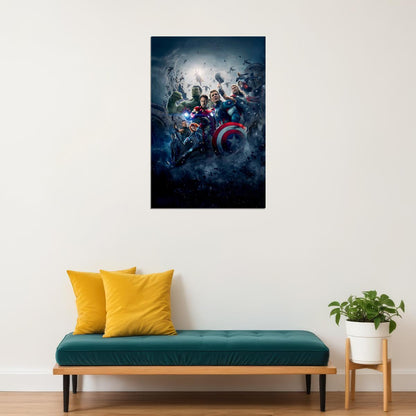 Avengers Age Of Ultron Movie Action Adventure Poster Wall Art Print Home Wall Decor