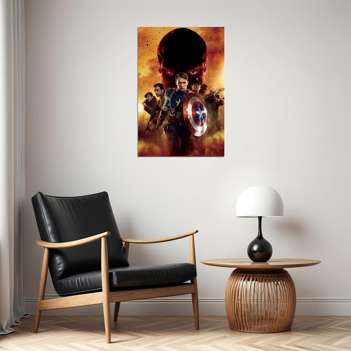 Captain America The First Avenger Movie Poster Wall Art Print Home Wall Decor