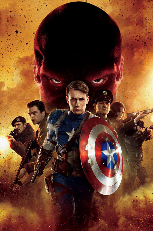 Captain America The First Avenger Movie Poster Wall Art Print Home Wall Decor