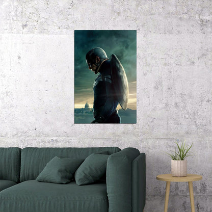 Captain America The Winter Soldier Movie Action Poster Wall Art Print Home Wall Decor