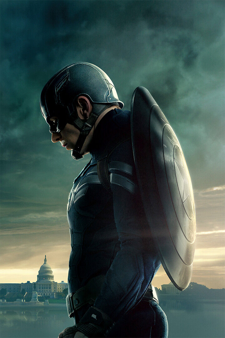 Captain America The Winter Soldier Movie Action Poster Wall Art Print Home Wall Decor