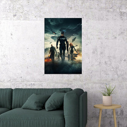 Captain America The Winter Soldier Movie Poster Wall Art Print Home Wall Decor