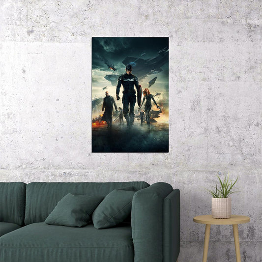 Captain America The Winter Soldier Movie Poster Wall Art Print Home Wall Decor
