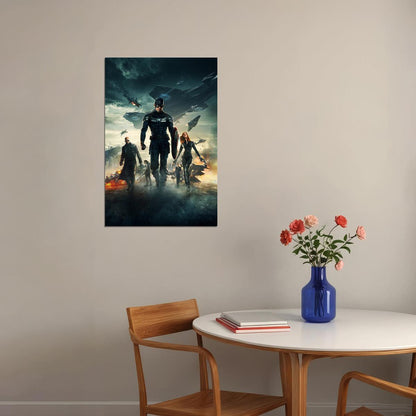 Captain America The Winter Soldier Movie Poster Wall Art Print Home Wall Decor