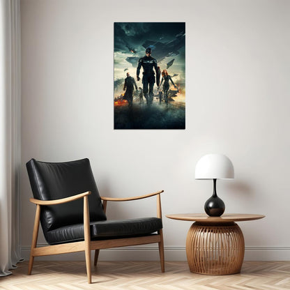 Captain America The Winter Soldier Movie Poster Wall Art Print Home Wall Decor