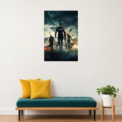 Captain America The Winter Soldier Movie Poster Wall Art Print Home Wall Decor