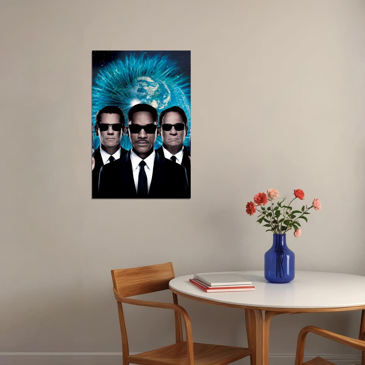 Mib Men In Black Movie Will Smith Classic Poster Wall Art Print Home Wall Decor