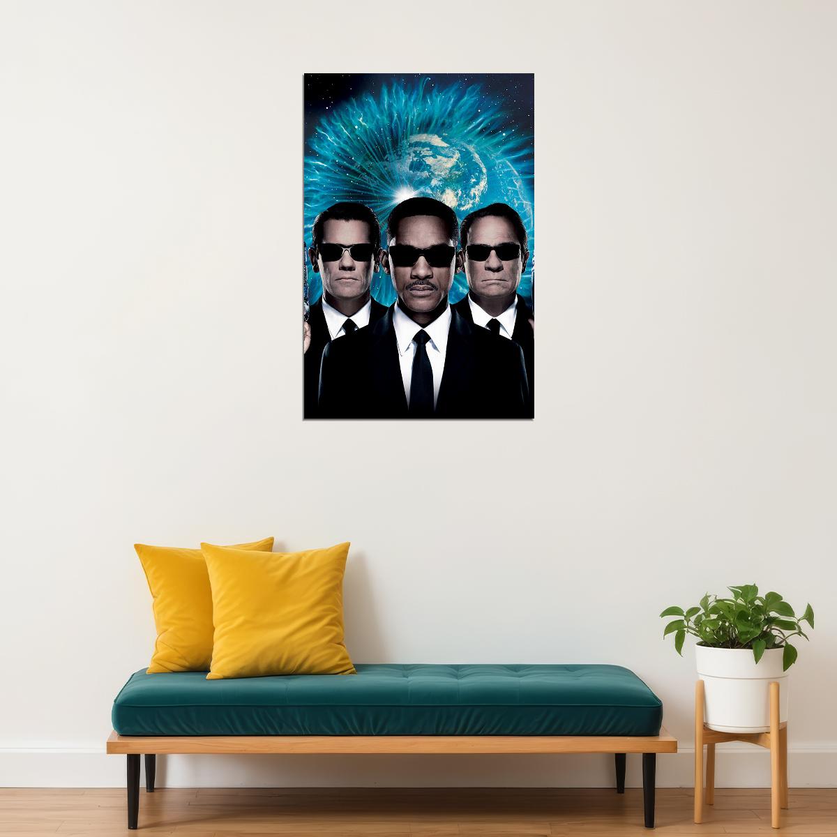 Mib Men In Black Movie Will Smith Classic Poster Wall Art Print Home Wall Decor