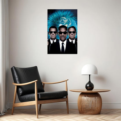 Mib Men In Black Movie Will Smith Classic Poster Wall Art Print Home Wall Decor