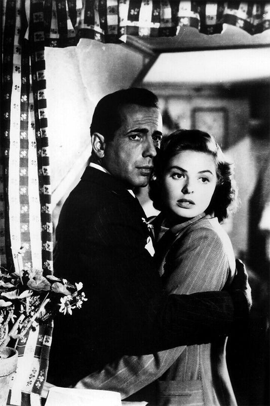 Casablanca Movie Vintage 1942 Romance Drama Poster Wall Art Print Home Wall Decor