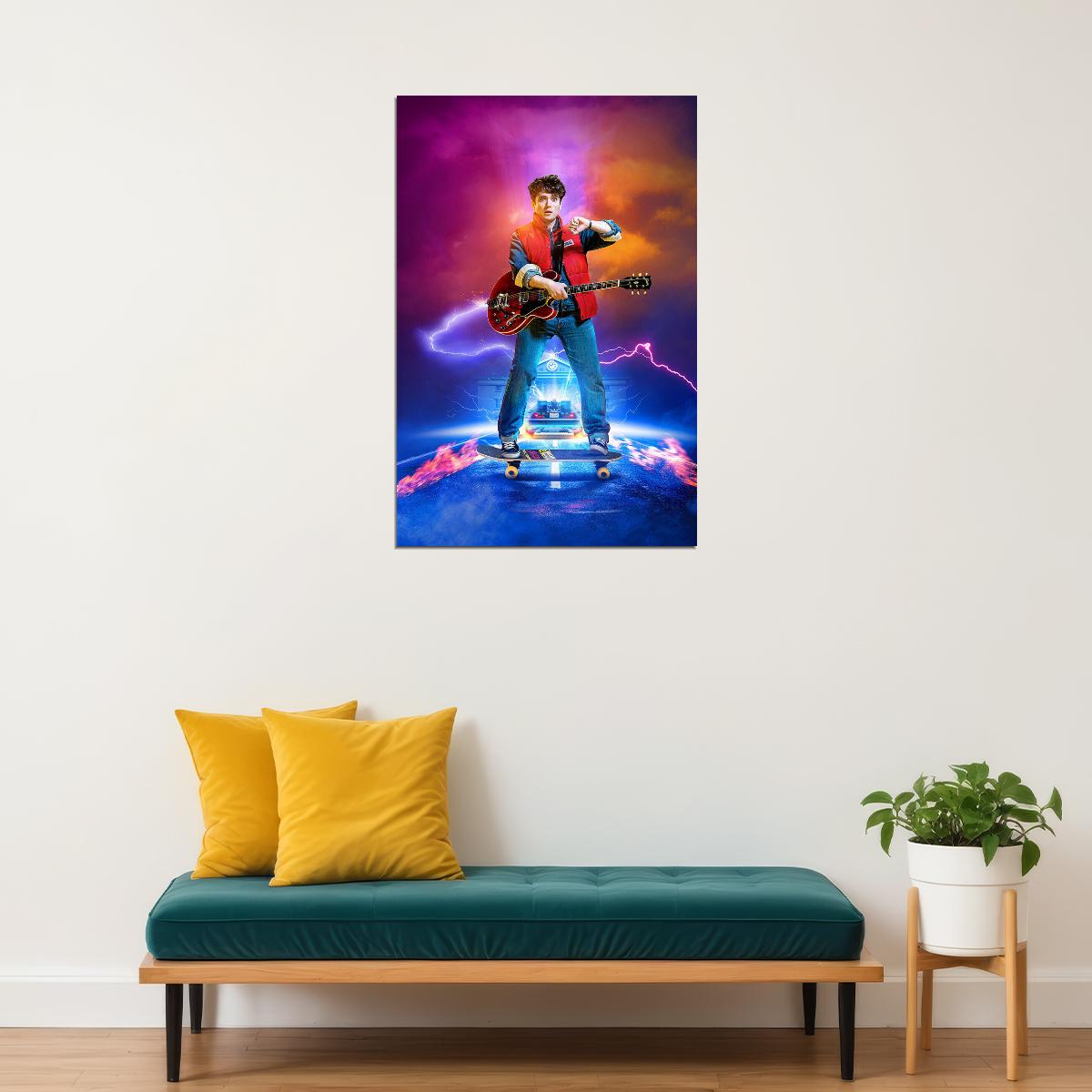 Back To The Future Movie Steven Spielberg Poster Wall Art Print Home Wall Decor