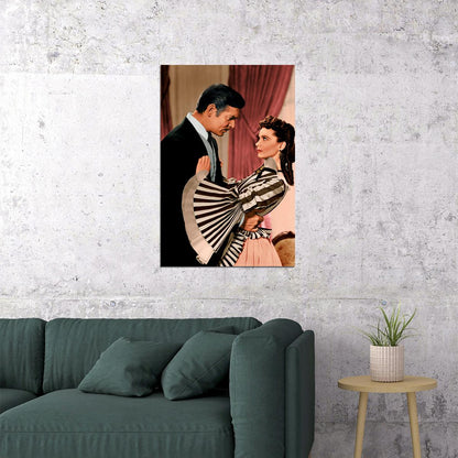 Gone With The Wind Hd Movie Classic Retro Poster Wall Art Print Home Wall Decor