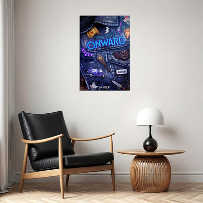 Onward Action Animation Movie Poster Wall Art Print Home Wall Decor