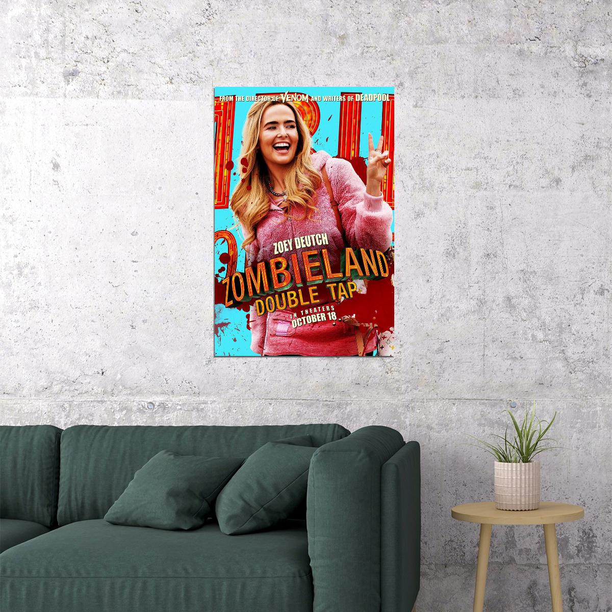 Zombieland Double Tap Movie Poster Wall Art Print Home Wall Decor