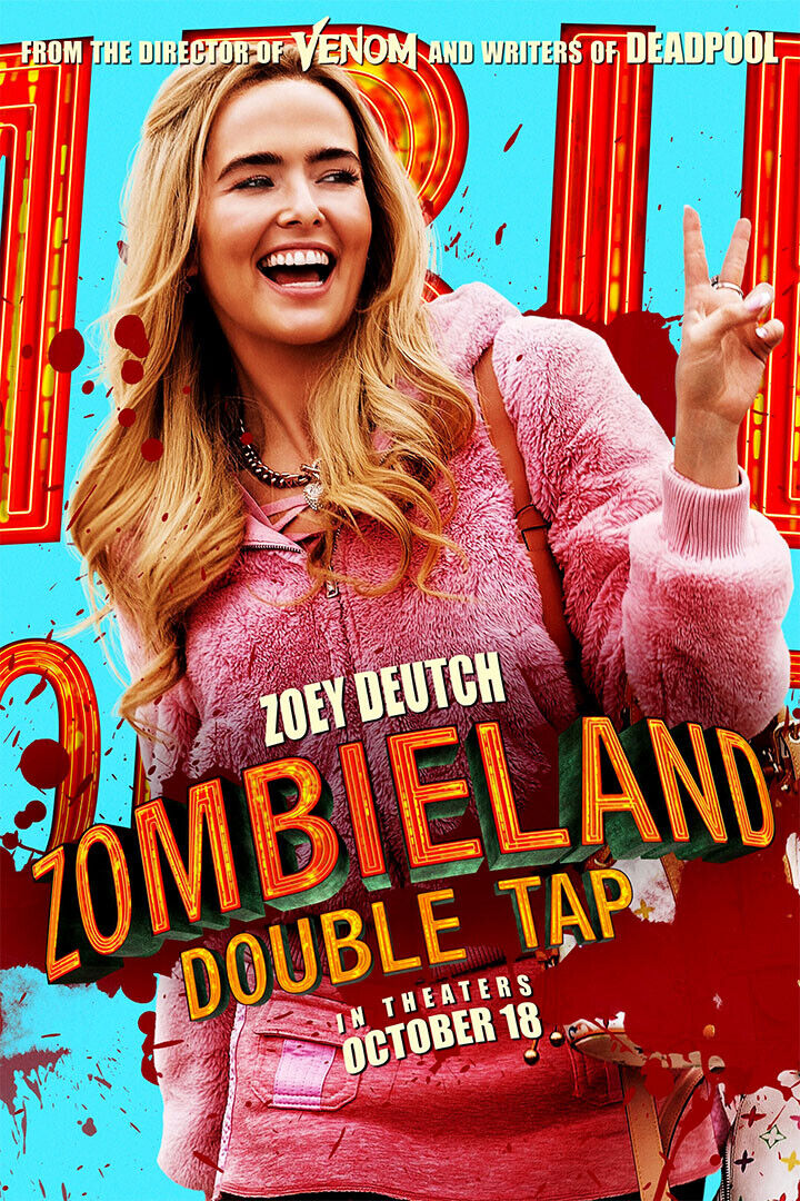 Zombieland Double Tap Movie Poster Wall Art Print Home Wall Decor