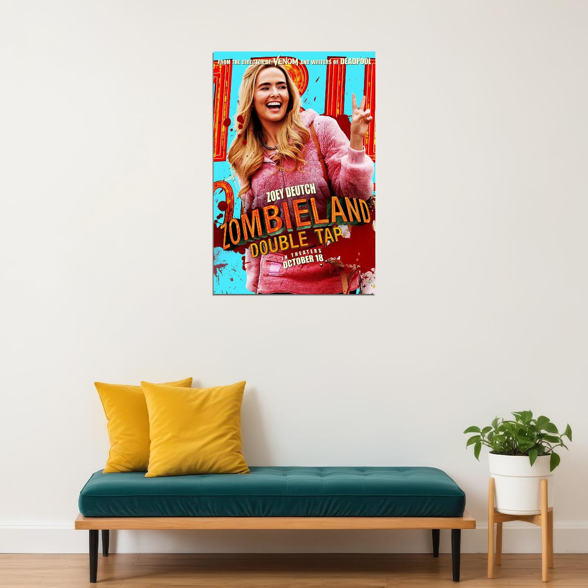 Zombieland Double Tap Movie Poster Wall Art Print Home Wall Decor