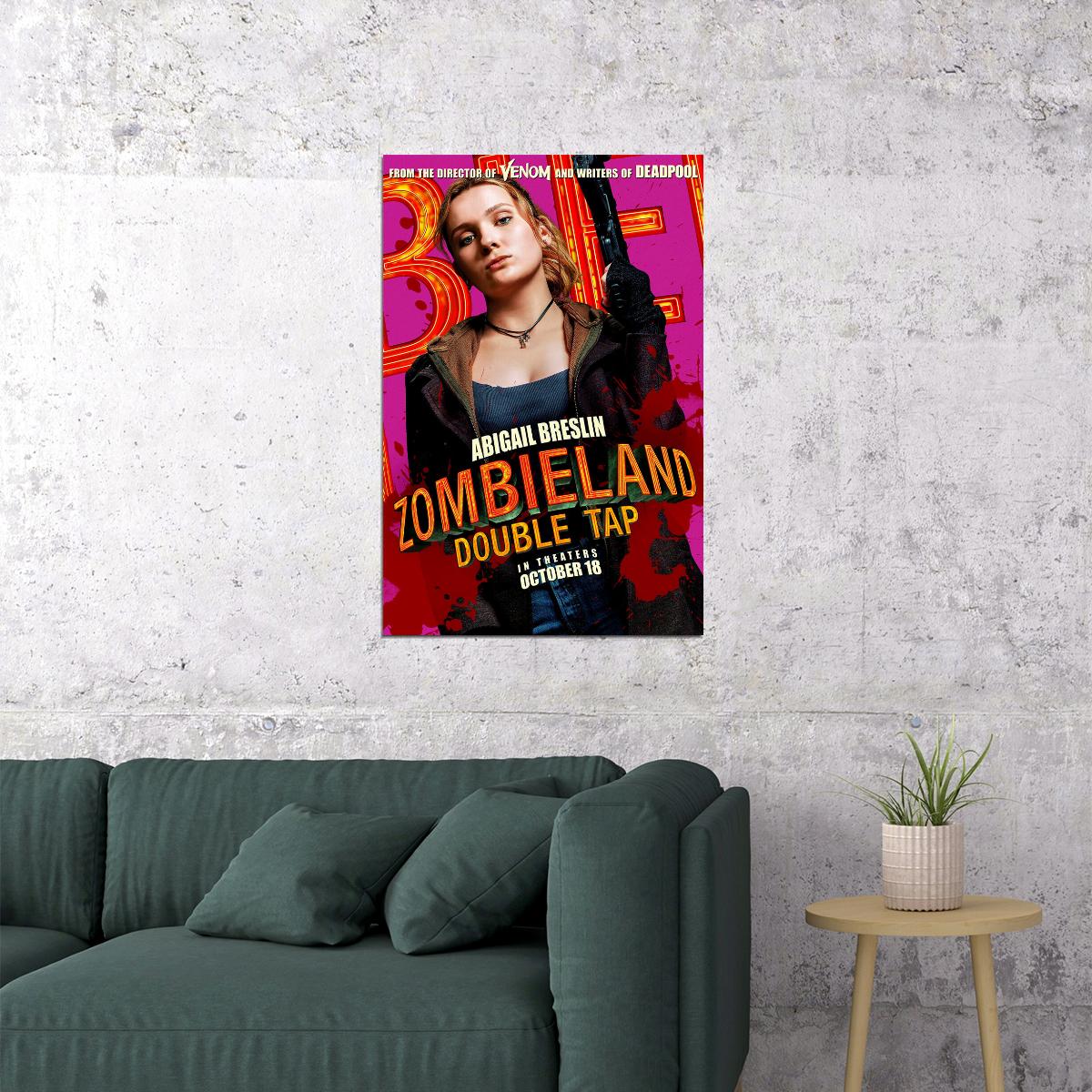 Zombieland Double Tap Movie Poster Wall Art Print Home Wall Decor