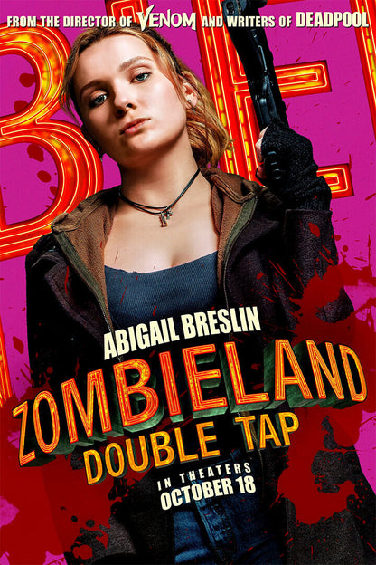 Zombieland Double Tap Movie Poster Wall Art Print Home Wall Decor