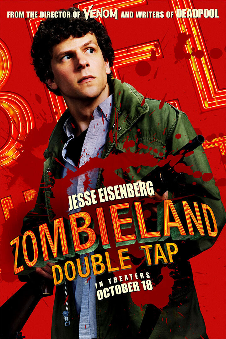 Zombieland Double Tap Movie Poster Wall Art Print Home Wall Decor