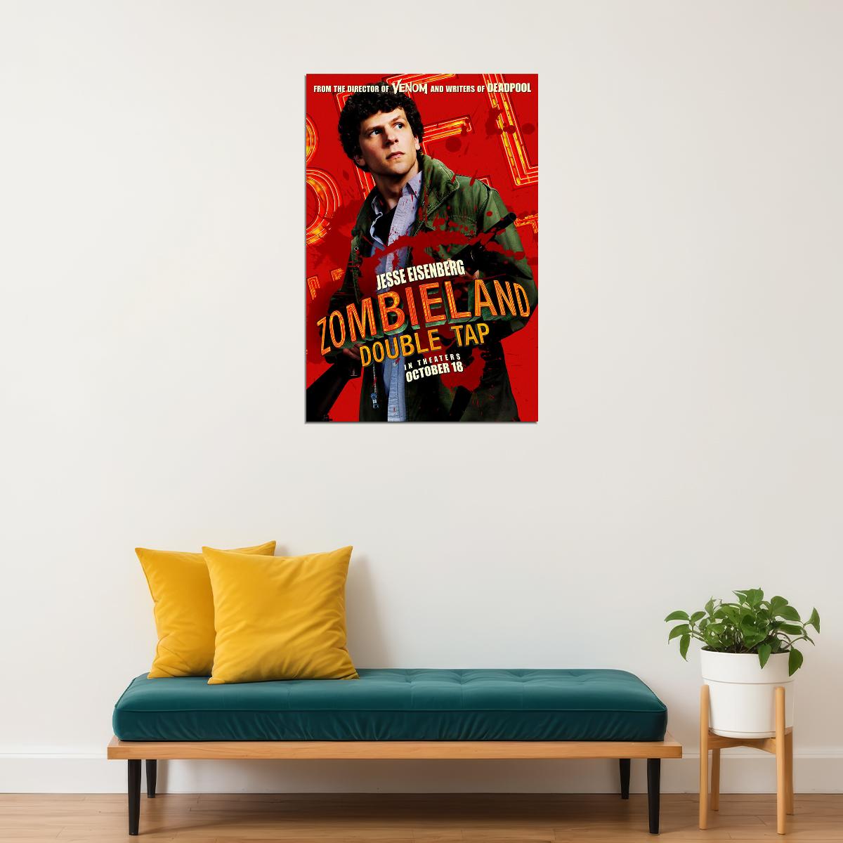 Zombieland Double Tap Movie Poster Wall Art Print Home Wall Decor
