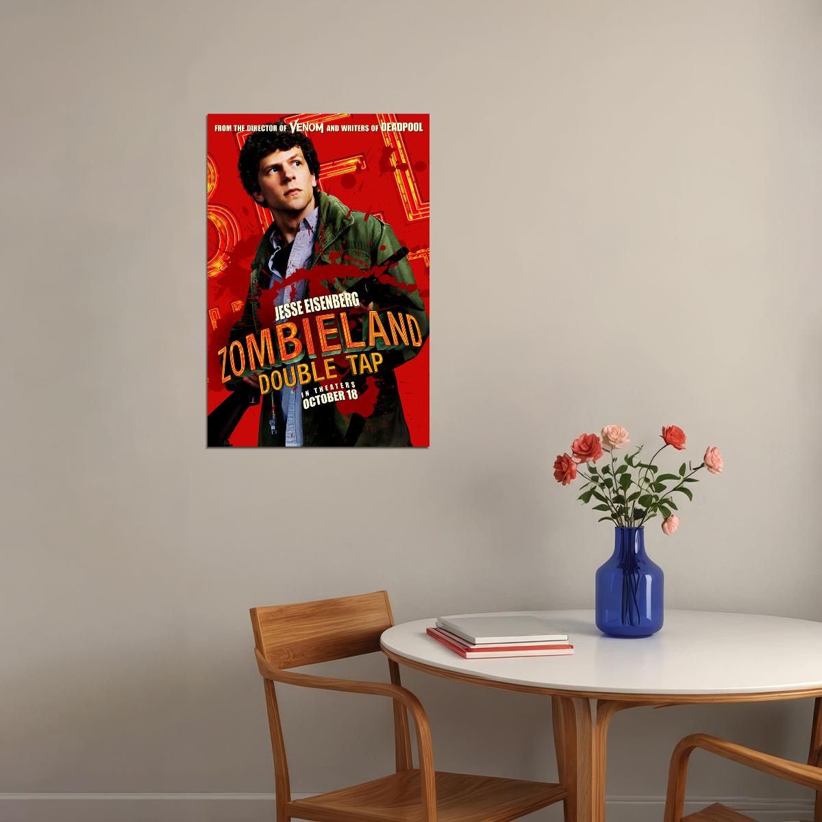 Zombieland Double Tap Movie Poster Wall Art Print Home Wall Decor
