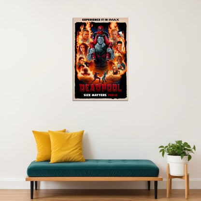 Deadpool Action Fantasy Movie Poster Wall Art Print Home Wall Decor