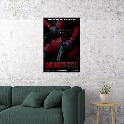Deadpool Action Comedy Movie Poster Wall Art Print Home Wall Decor