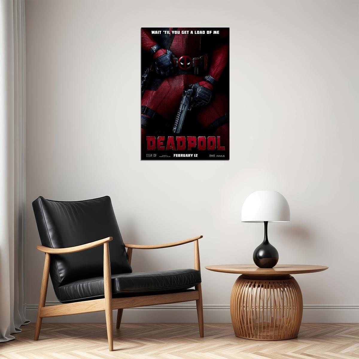 Deadpool Action Comedy Movie Poster Wall Art Print Home Wall Decor