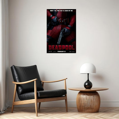 Deadpool Action Comedy Movie Poster Wall Art Print Home Wall Decor