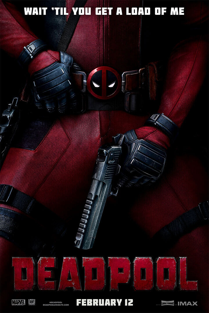 Deadpool Action Comedy Movie Poster Wall Art Print Home Wall Decor