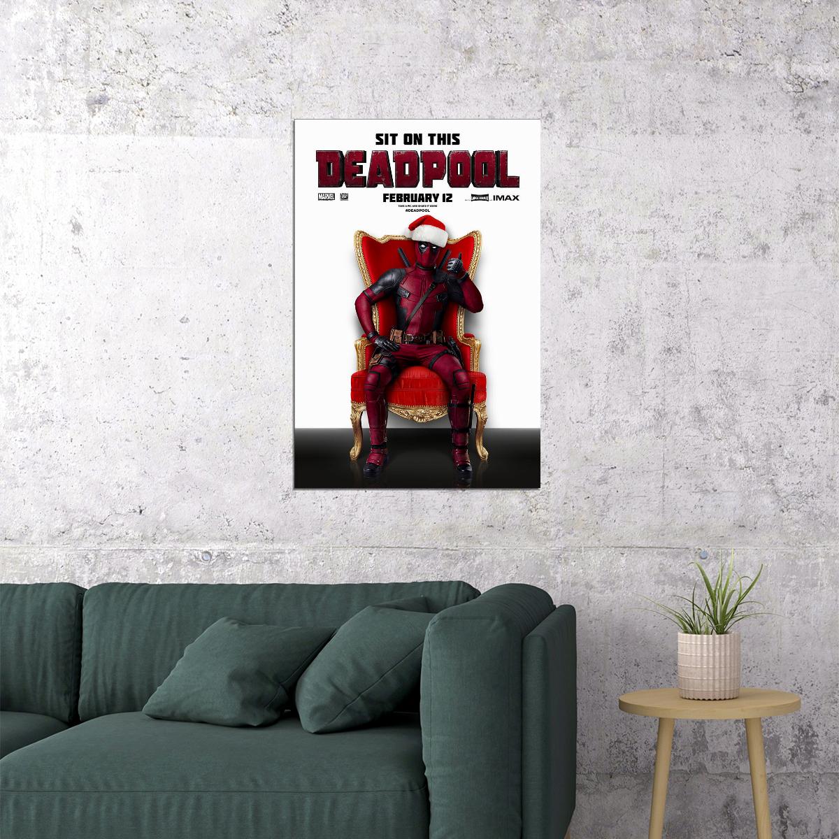 Deadpool Action Comedy Movie Poster Wall Art Print Home Wall Decor