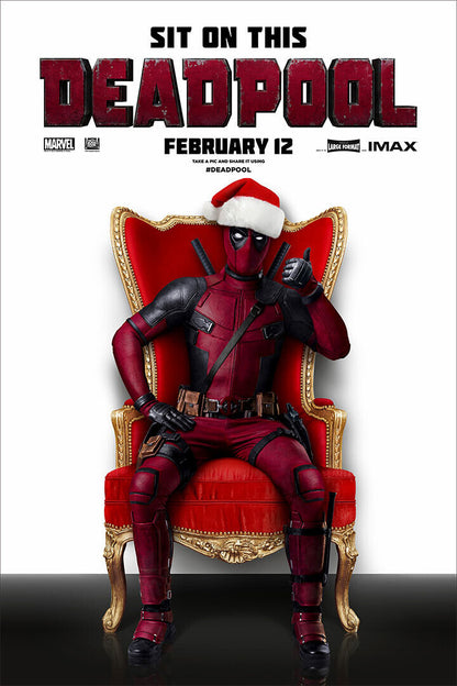 Deadpool Action Comedy Movie Poster Wall Art Print Home Wall Decor