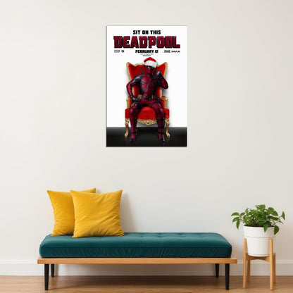 Deadpool Action Comedy Movie Poster Wall Art Print Home Wall Decor