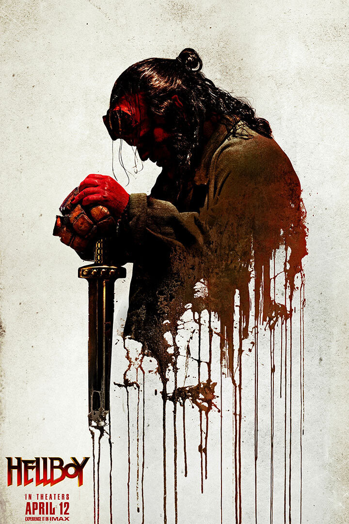 Hellboy Action Fantasy Movie Poster Wall Art Print Home Wall Decor