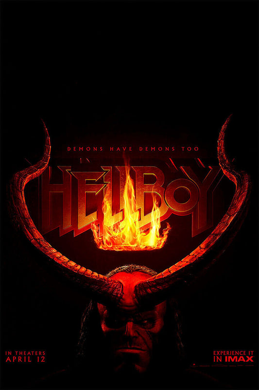Hellboy Action Movie Poster Wall Art Print Home Wall Decor