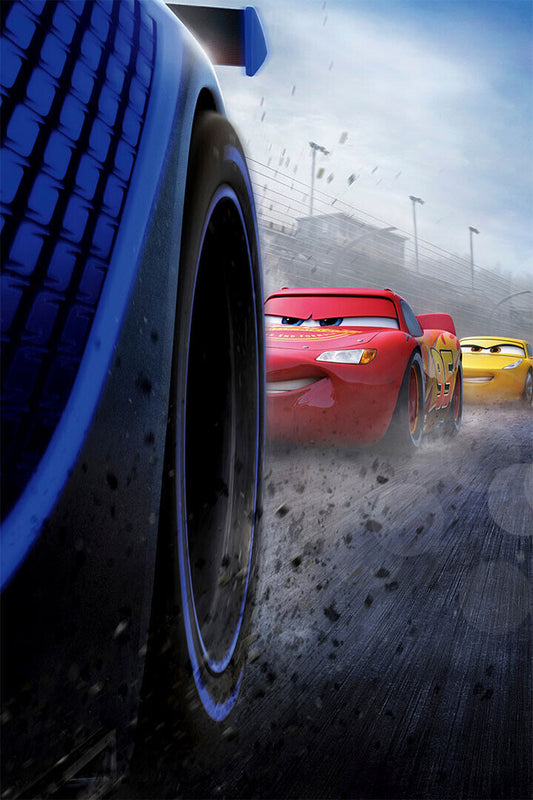 Cars 3 Fantasy Action Movie Poster Wall Art Print Home Wall Decor