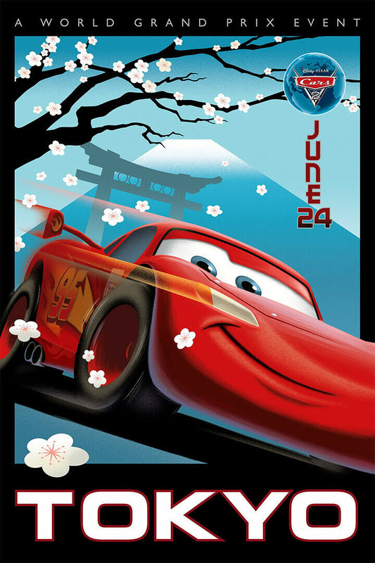 Cars 2 Fantasy Action Movie Poster Wall Art Print Home Wall Decor