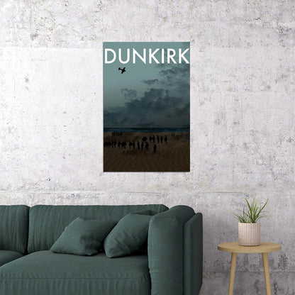 Dunkirk Drama Adventure Movie Poster Wall Art Print Home Wall Decor