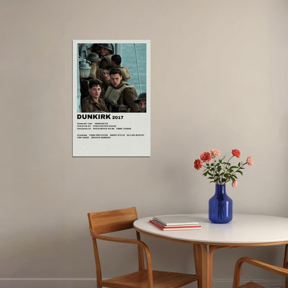 Dunkirk Drama Adventure Movie Poster Wall Art Print Home Wall Decor