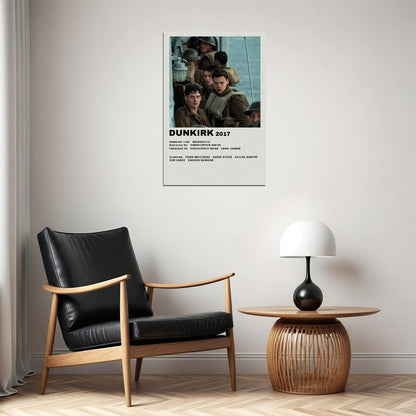 Dunkirk Drama Adventure Movie Poster Wall Art Print Home Wall Decor