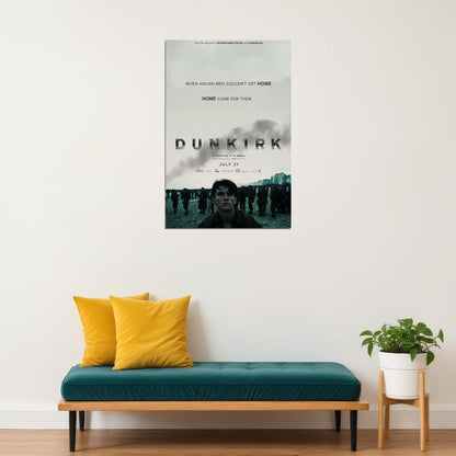 Dunkirk Drama Action Movie Poster Wall Art Print Home Wall Decor