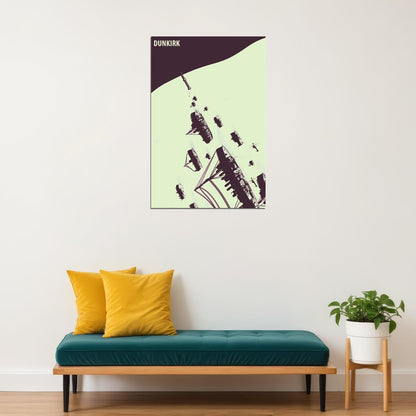 Dunkirk Drama Action Movie Poster Wall Art Print Home Wall Decor