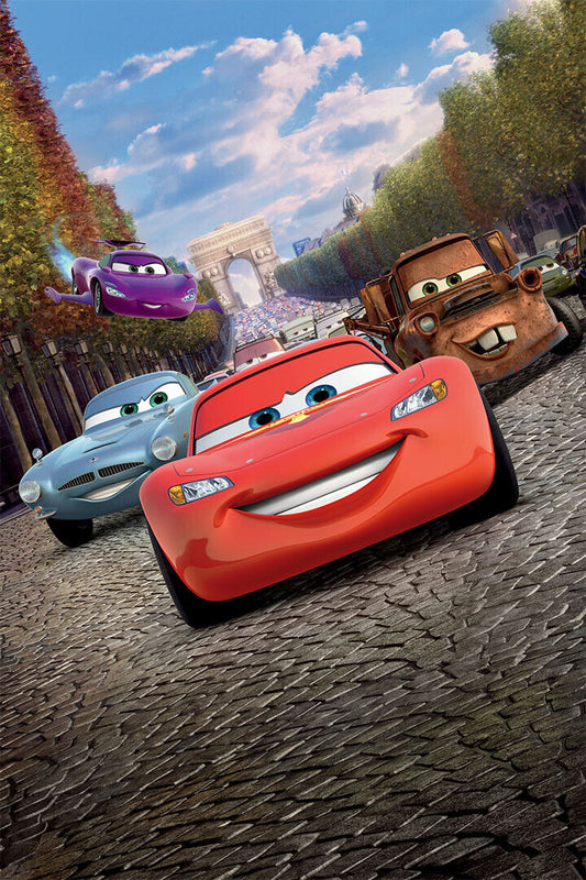 Cars 2 Fantasy Movie Poster Wall Art Print Home Wall Decor