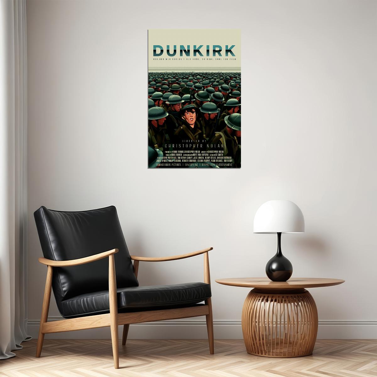 Dunkirk Adventure Soldiers Movie Poster Wall Art Print Home Wall Decor