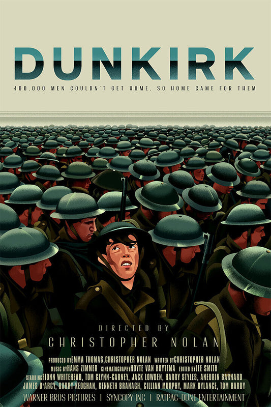 Dunkirk Adventure Soldiers Movie Poster Wall Art Print Home Wall Decor