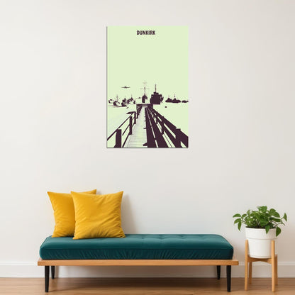 Dunkirk Drama Soldiers Movie Poster Wall Art Print Home Wall Decor